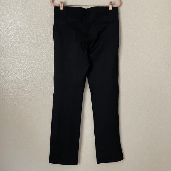 Betabrand‎ Dress Yoga Pants Womens Medium Petite Black Straight Leg Ponte Knit - Picture 6 of 12